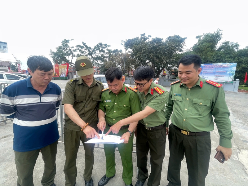 Công an phường Đông Hải sẵn sàng bảo đảm an ninh, an toàn Lễ hội Từ Lương Xâm năm 2026